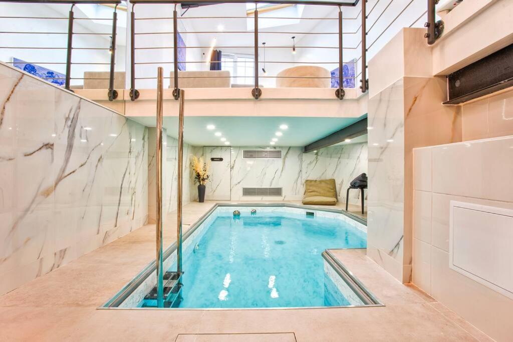 Deauville Luxury Blue Loft - Sauna And Inside Pool Trouville-sur-Mer Luaran gambar