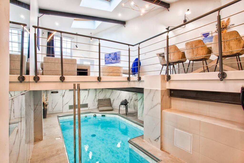 Deauville Luxury Blue Loft - Sauna And Inside Pool Trouville-sur-Mer Luaran gambar